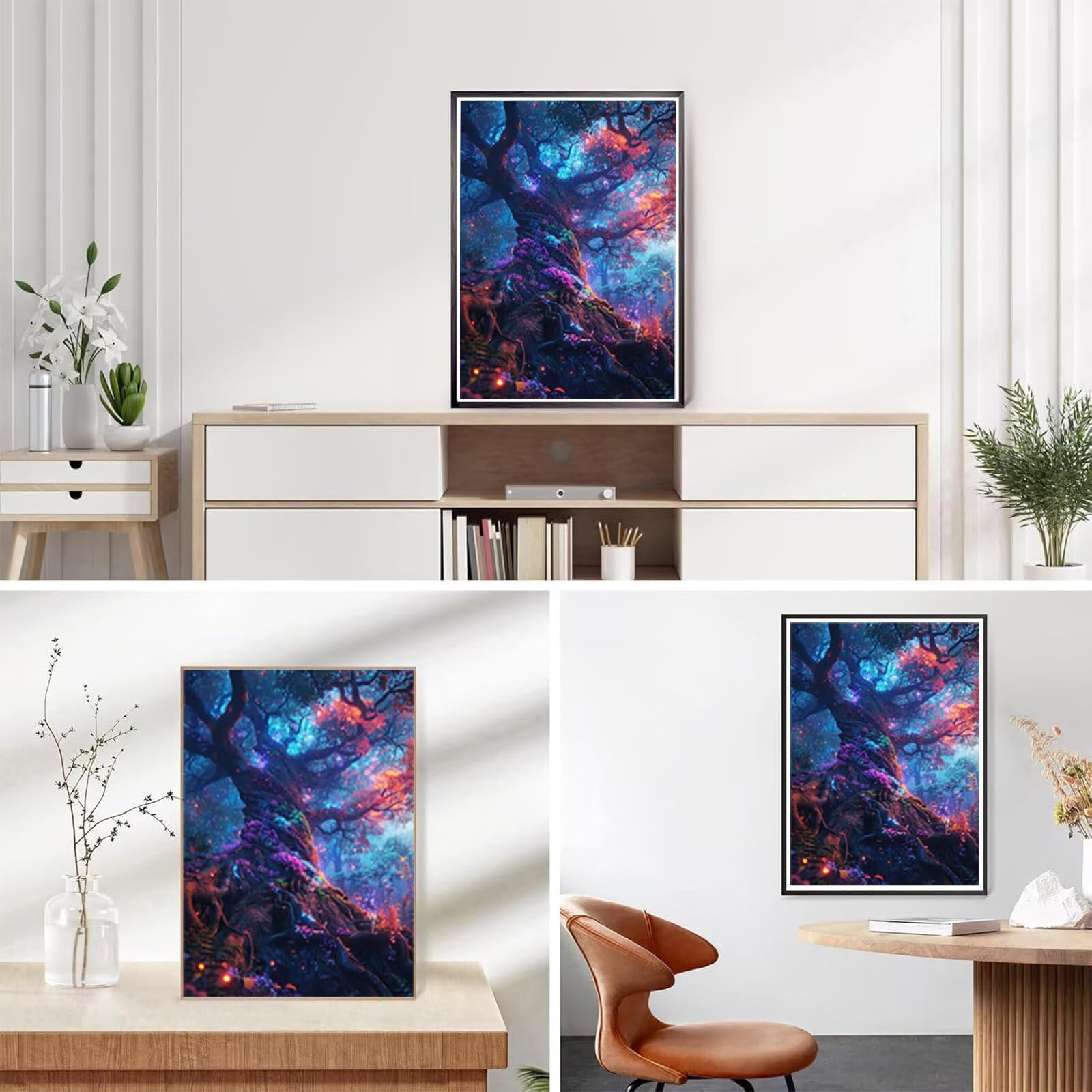 Fantazyjne zestawy do malowania diamentami dla dorosłych, drzewo życia, diamentowe zestawy artystyczne, DIY, pełne wiercenie, kryształ, klejnot, sztuka, malarstwo i stras, rękodzieło, haft krzyżykowy