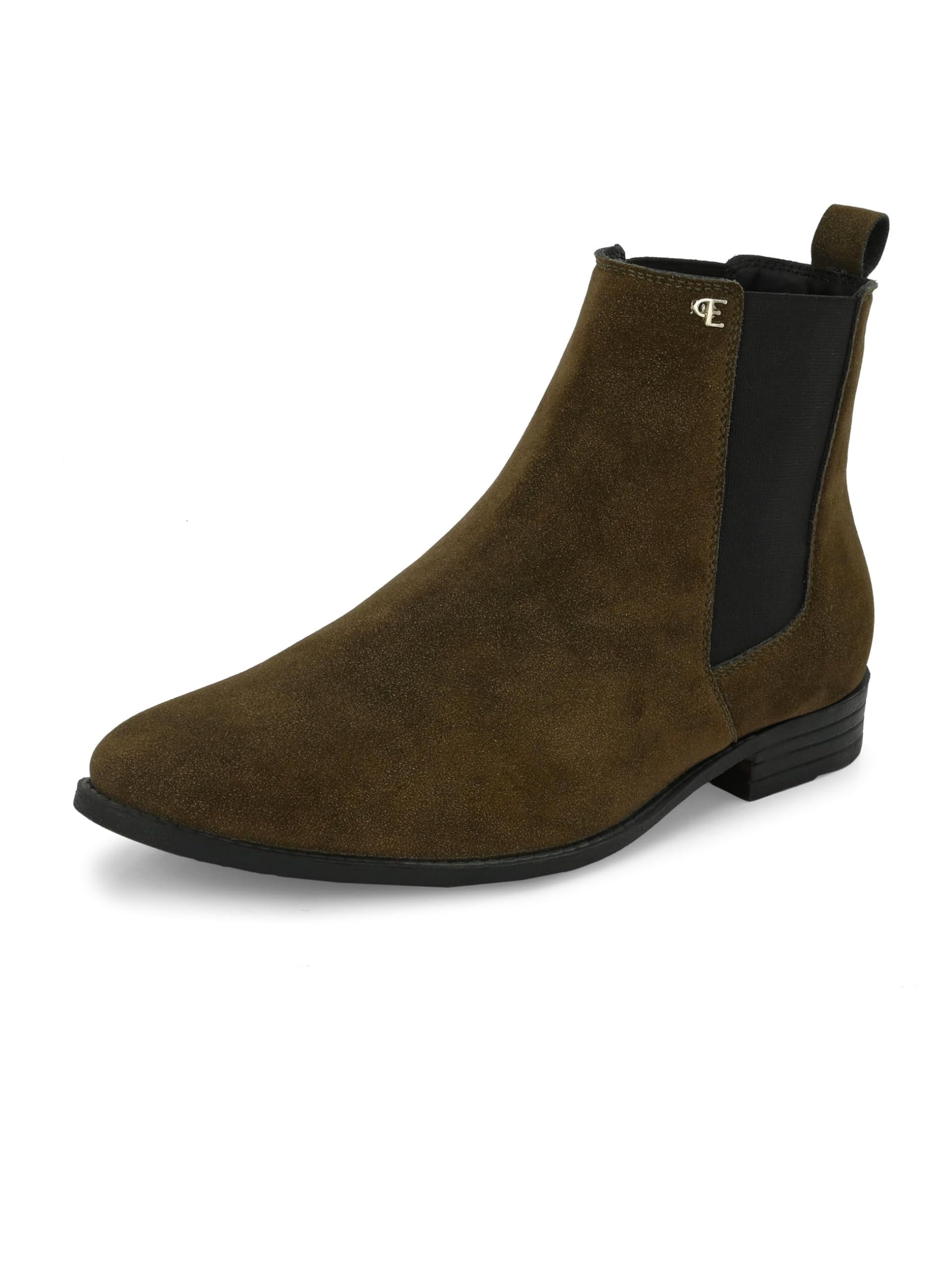 EL PASO Olive Suede Leather Chelsea Boots for Men - 9 UK (B0D11SZMBR) Amazon Price History, Amazon Price Tracker