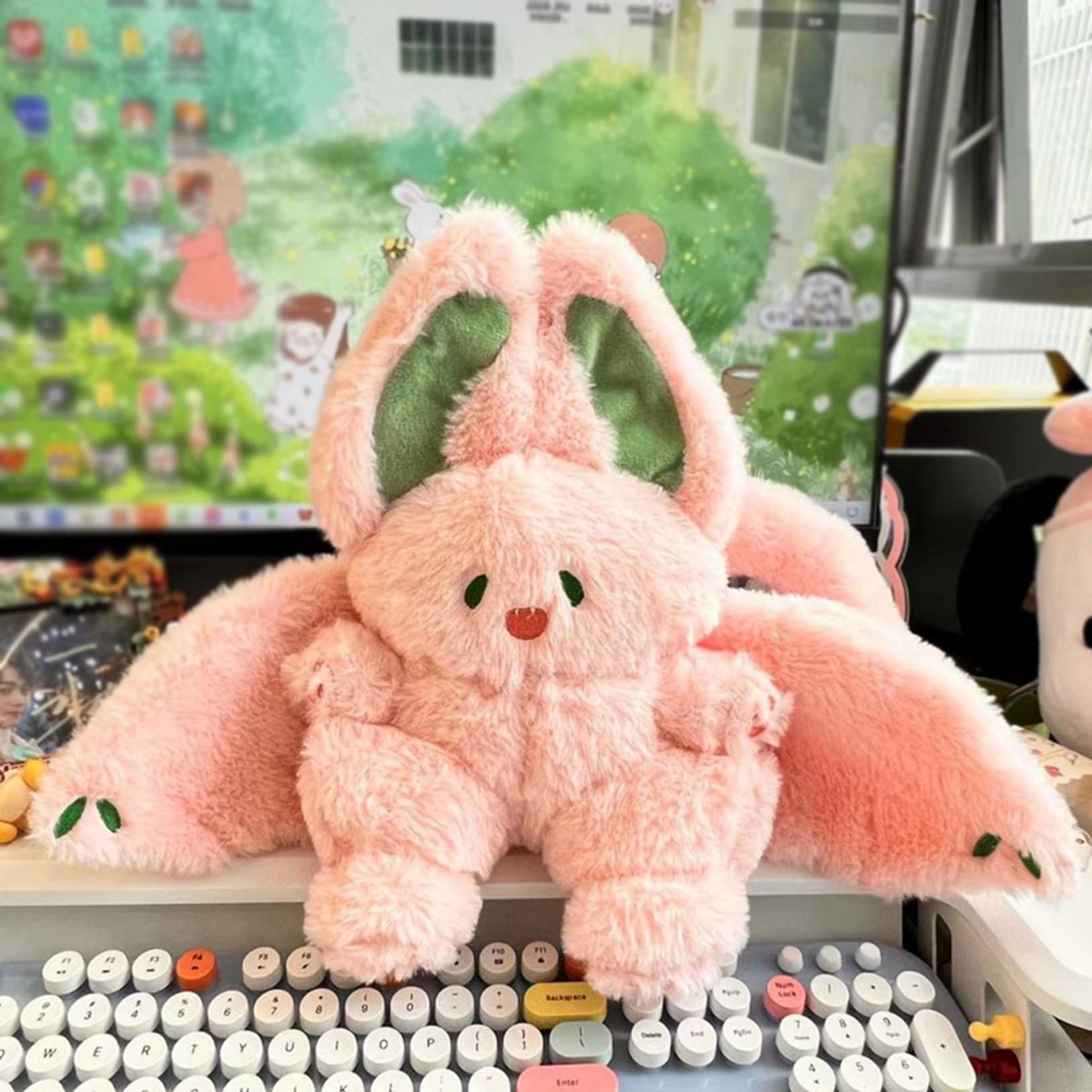 Amazon.co.jp: ぬいぐるみ コウモリ うさぎ 縫い包み 動物 もふもふ