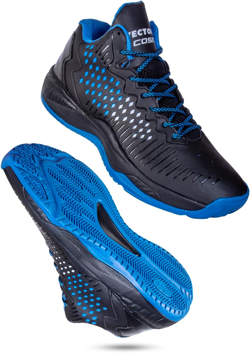 Vector X Cosmic Mens Basketball Shoes Streetball Master Breathable Non Slip Outdoor Sneakers Cushioning Workout Shoes for Fitness