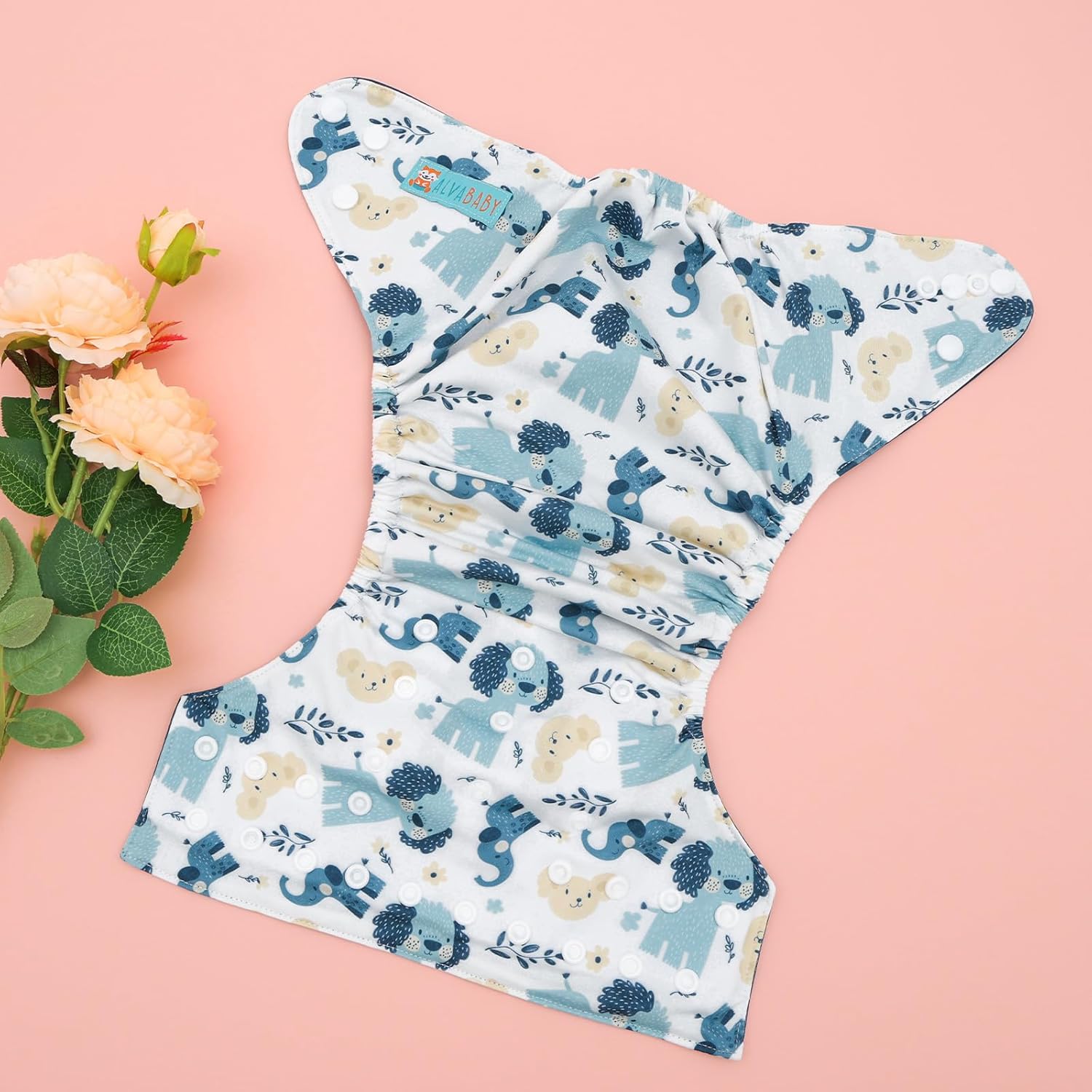 ALVABABY Baby Cloth Diaper Cover, Swim Diaper,Nappy Shell Baby Girls and Boys - Image 7