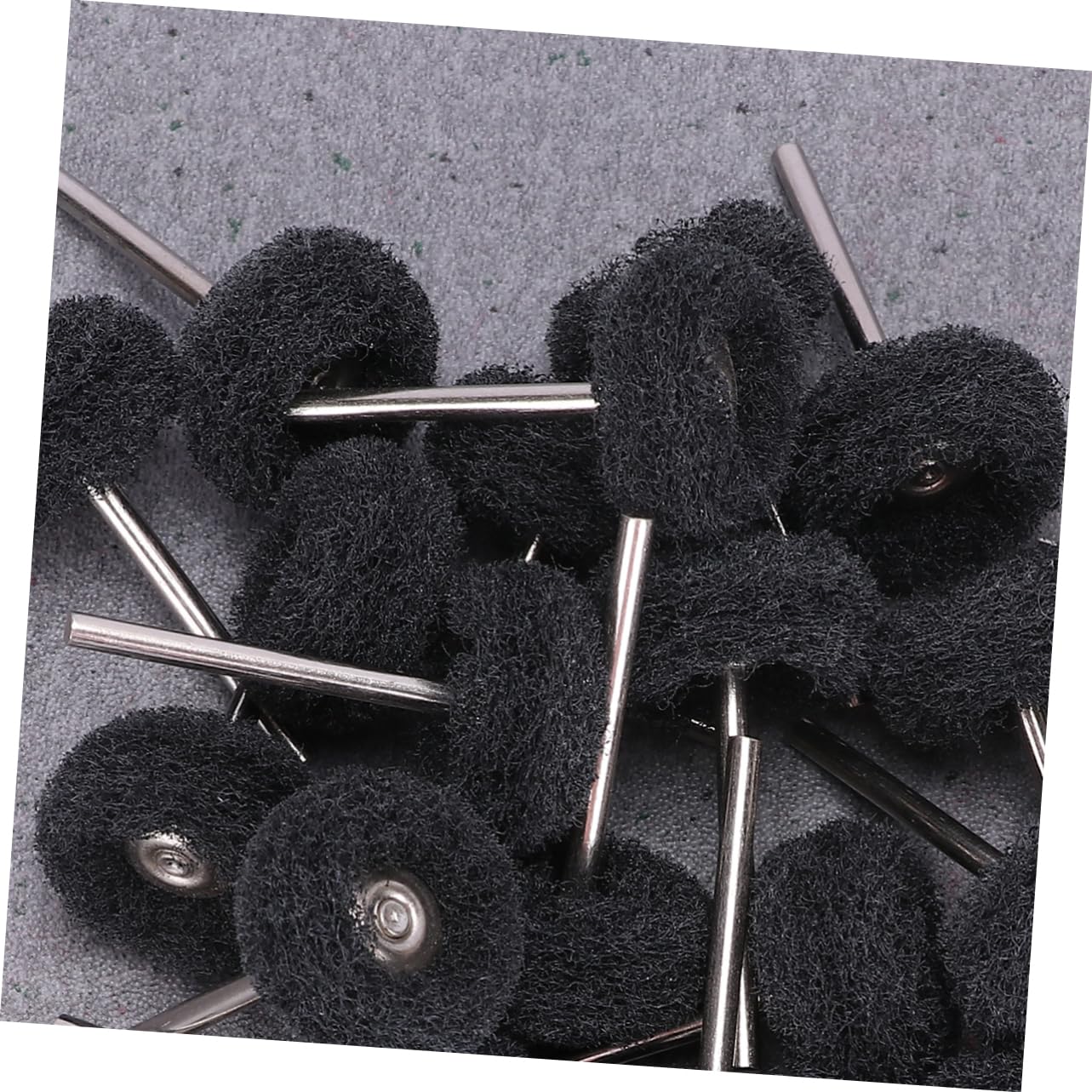 IWOWHERO Scouring Pad Polish Head Sander Head Double Layer for Jewelry Handicrafts Metal 50pcs Rooloc Sanding Disc Fit