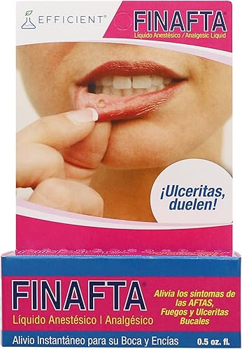 Analgésico oral, Alivia el dolor por aftas, 0.5 Oz.