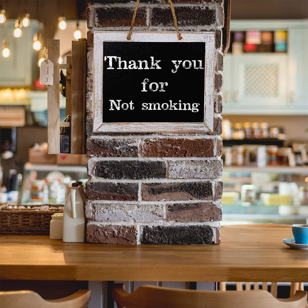 4 Pcs Hanging Chalkboard Signs 8" x 9.5" Rustic Framed Vintage Wooden Board Chalkboard Sign Decorative Chalkboard Signs Menu Memo Board Wedding Farmhouse Outdoor Tabletop Reusable Chalkboard Sign : Home & Kitchen