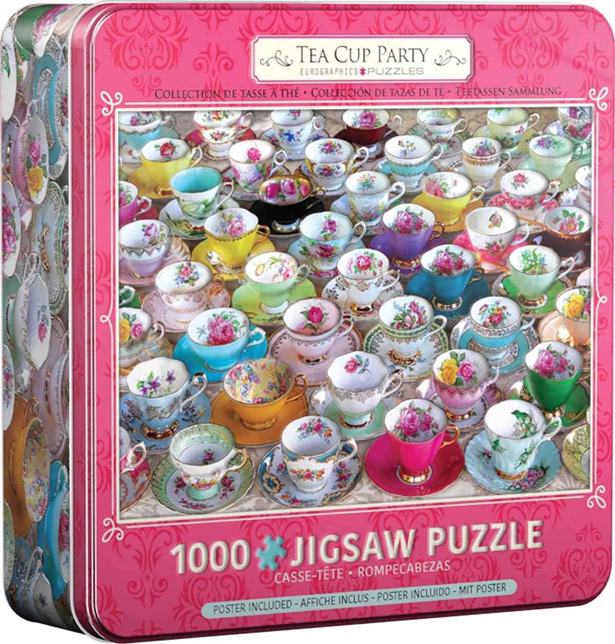 Tea Cup Party Tin