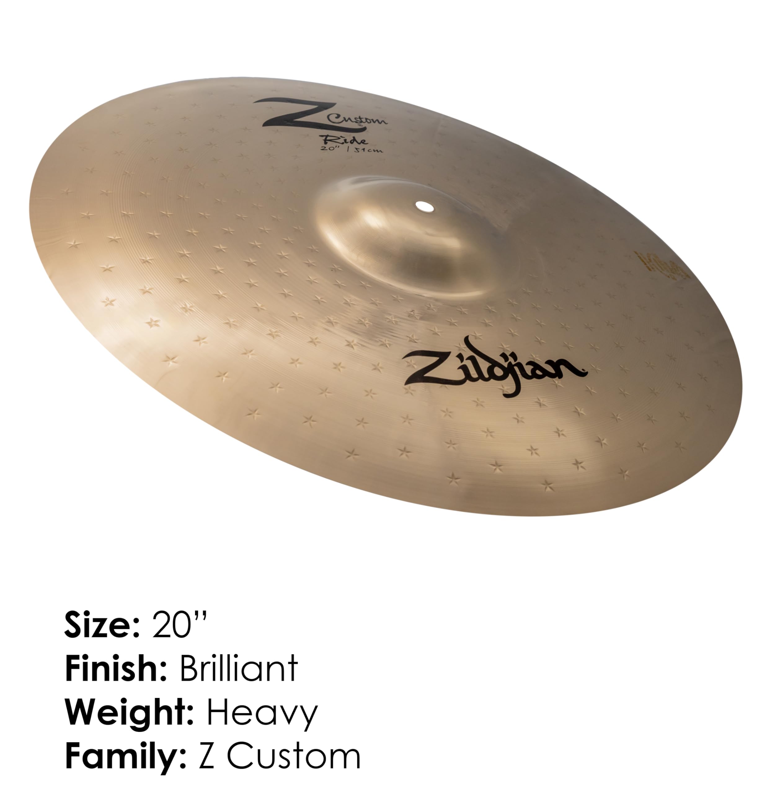 Amazon.co.jp: Zildjian 50.8 cm Z カスタム ライド シンバル
