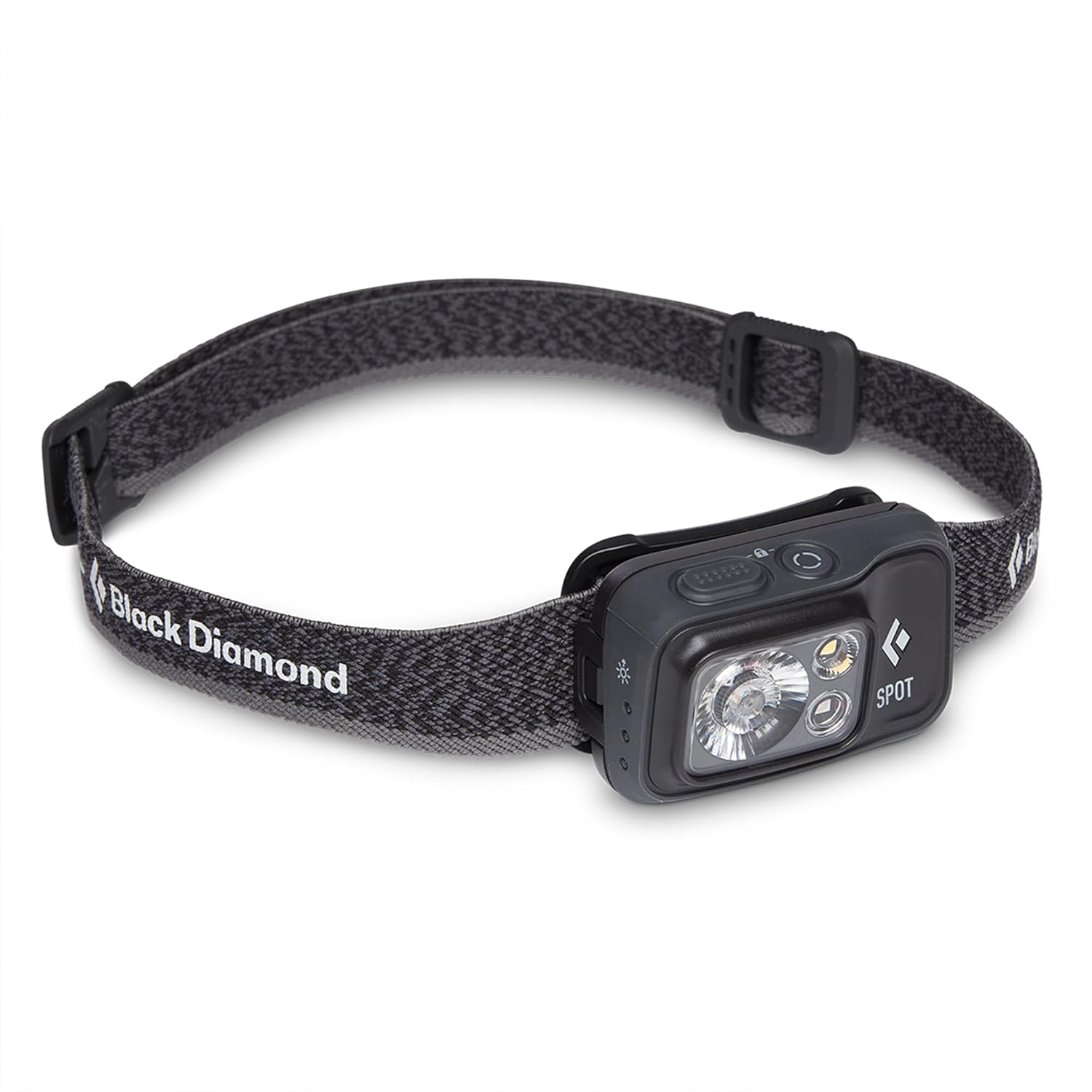BLACK DIAMOND Spot 400 Headlamp | 400 Lumens Brightness, Dimmable | Waterproof &amp; Durable | 3X AAA Battery Operated (Included) | Graphite