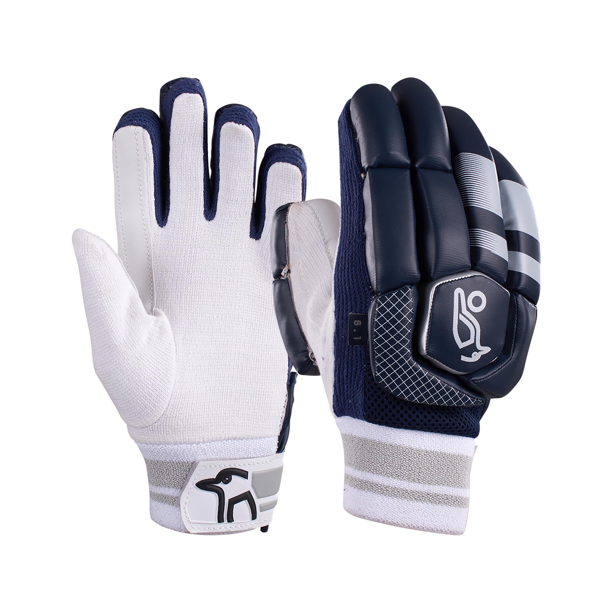 Kookaburra 6.1 T/20 - Navy Cricket Batting Gloves - Adult left hand