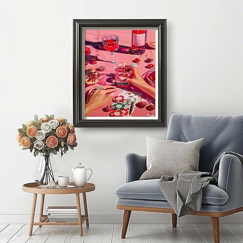 Miniatura 10 de mjcakrn Pintura por números para adultos principiantes, kits de pintura acrílica por números sobre lienzo para gatos adultos kits de pintura por