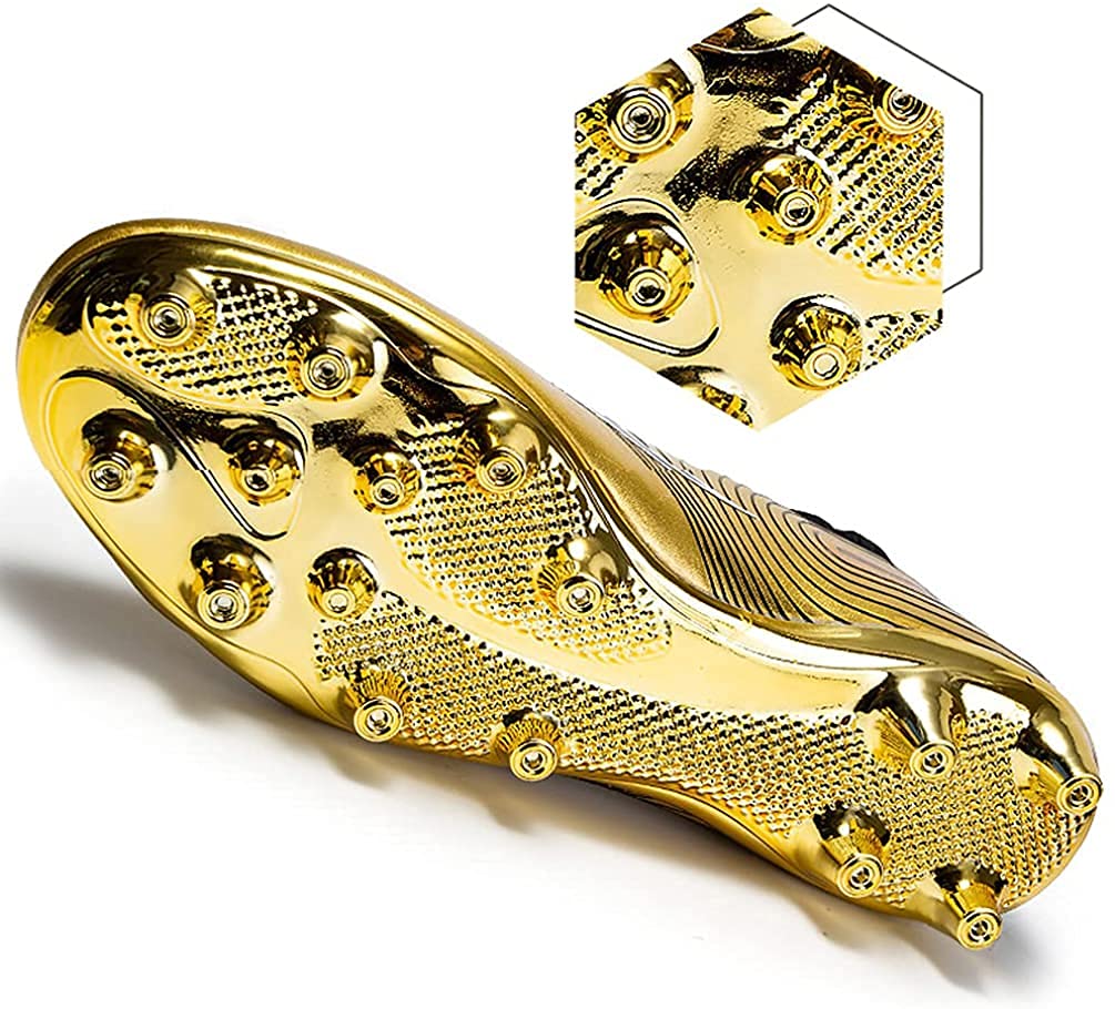Chaussures de Football Professionnel Homme Crampons de Foot Homme Antidérapant Athlétisme Entrainement Spike Chaussures de Foot de Crampon Sport Adolescents