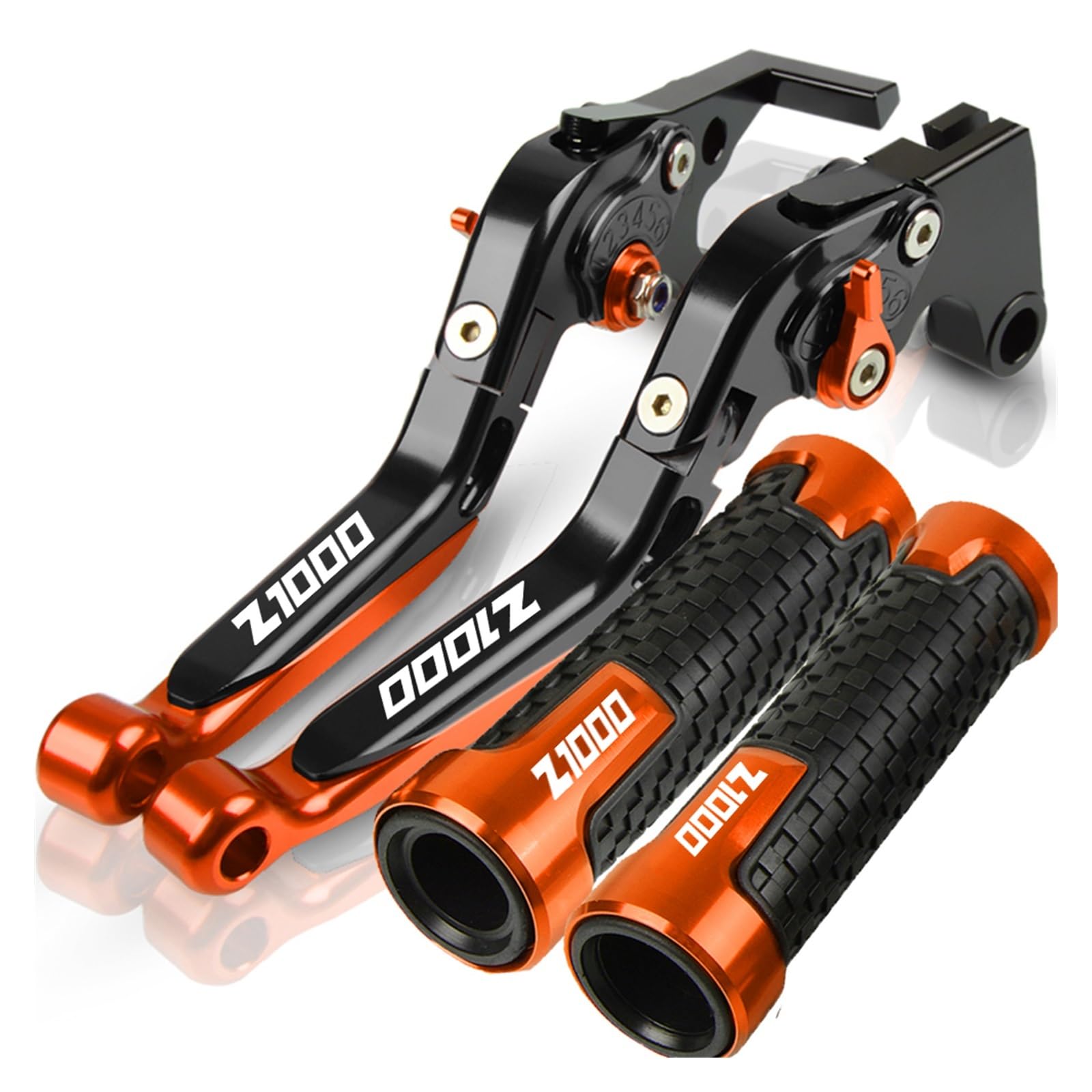 Leve del freno a mano Per Kawasaki Per Z1000 Per 2003 2004 2005 2006 Leve freno frizione regolabili Manopole manubrio Accessori moto Per Leve freno mano(18)