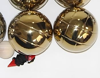 Amazon | ペタンク ボール (ブール) ゴールド 6個セット 直径