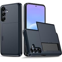 Case for Galaxy A57 5G Case/for SamsungA57 SM-A576U1 Wallet Cover, Card Holder Protective Dual Layer Shockproof Hidden Card Slot Slim Phone Cover Cases for Samsung Galaxy A57 5G Navy Blue