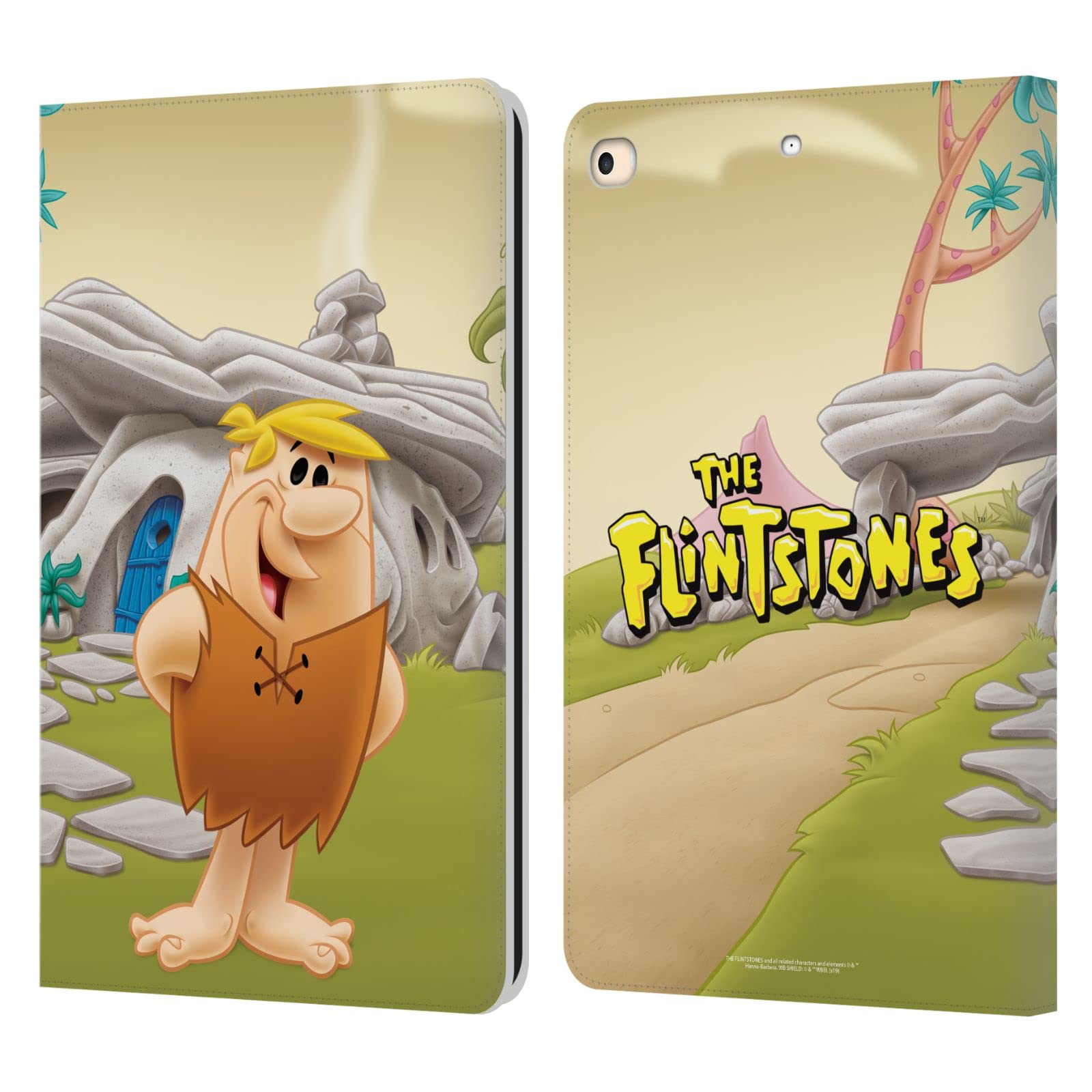 Protection iPad 9.7 portefeuille cuir The Flintstones Barney Rubble - 7