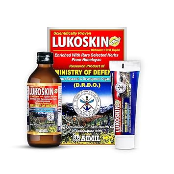 Lukoskin Combo Pack 40 gm Ointment + 100 ml Oral Liquid