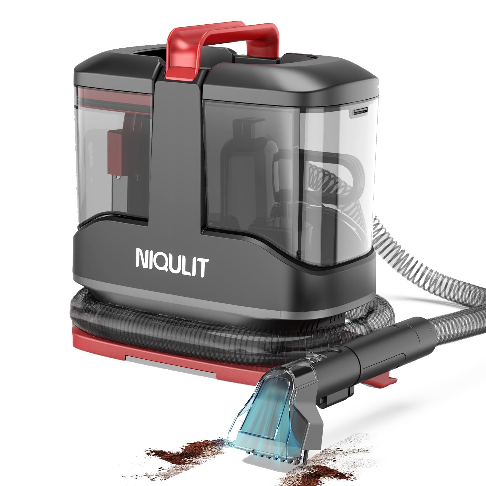 Portable Carpet Cleaner - Strong Suction for Rug Couch Car Pet Stain Furniture Cleaner for Home