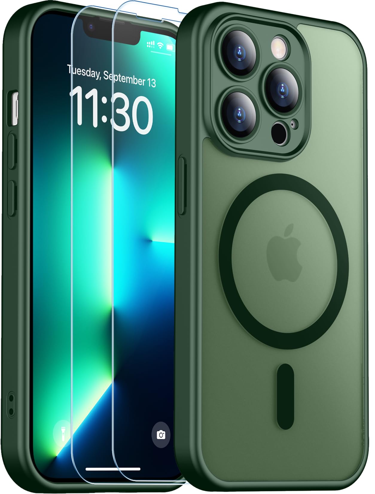 Coque iPhone 13 Pro magnétique SPIDERCASE avec 2 verres trempés - 8