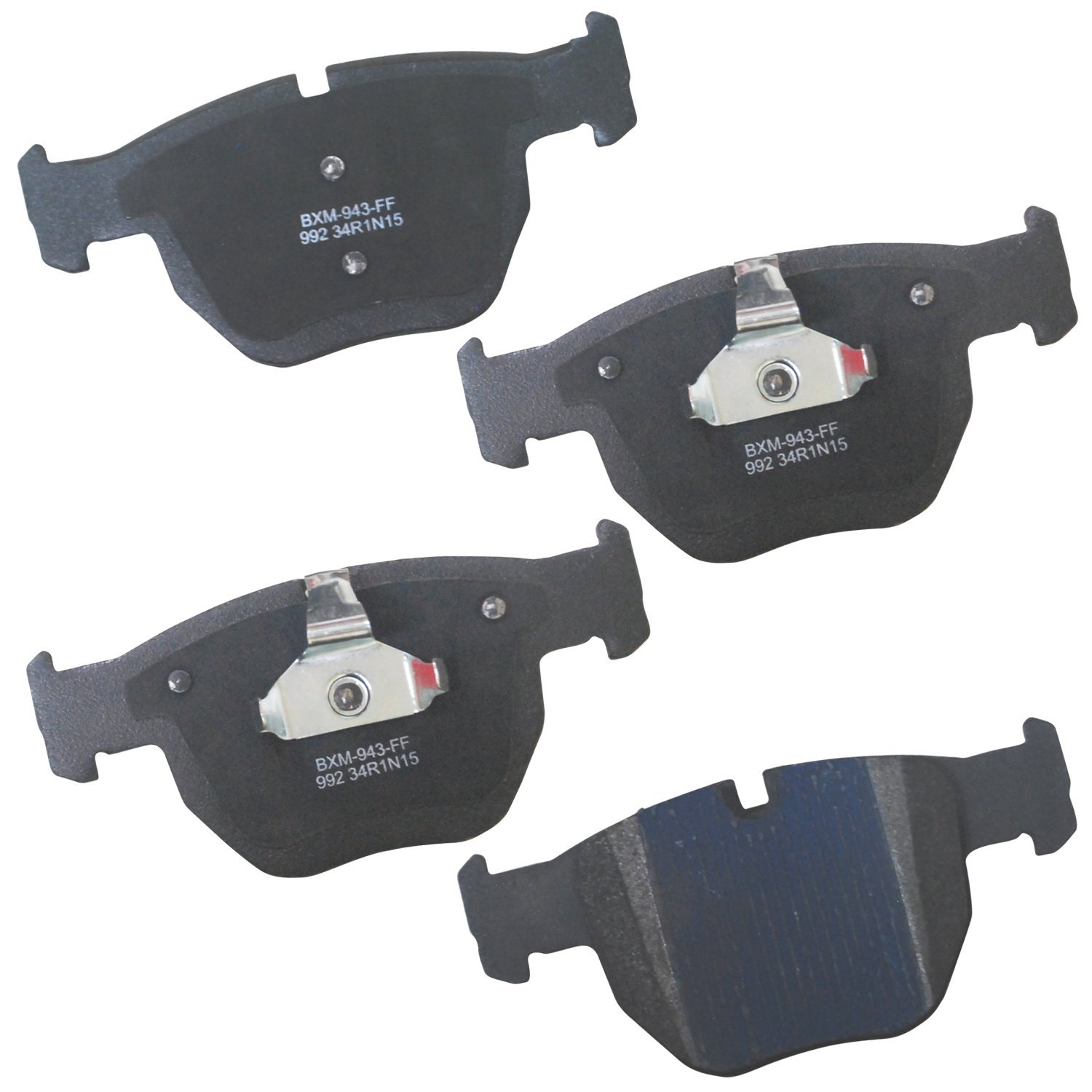 Bendix Premium SBM992 Semi-Metallic Brake Pads for Land Rover Range Rover 2005-2003, Porsche Carrera GT 2005