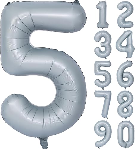 Vista 270 de 40" Macaron purple Number Balloons Helium Foil Mylar Balloon Birthday Party banquet Decoration 9