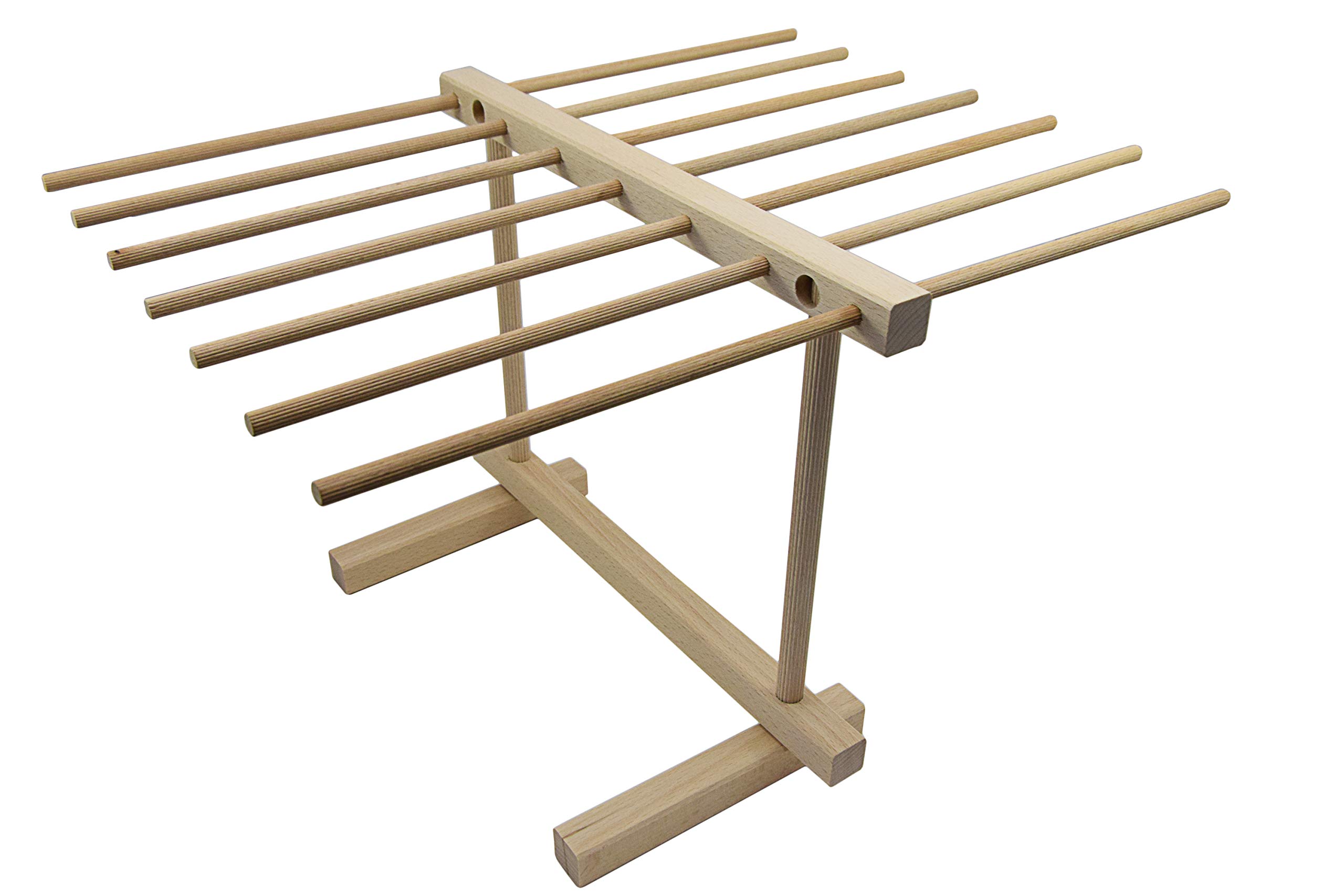 Vassoio Asciuga Pasta In Legno - Impilabile, Bianco, Dimensioni 32x50 Cm - Foto 7