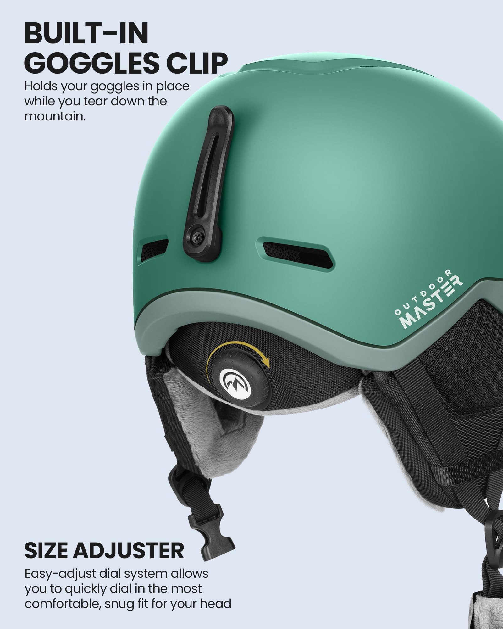 Amazon | OutdoorMaster MIPS スキーヘルメット スノーボード