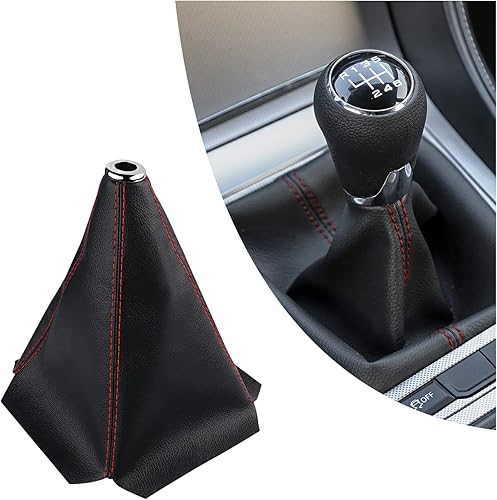 Miniatura 7 de Funda de cuero para palanca de cambios de automóvil, accesorios para decoración interior de automóvil, cubierta universal a prueba de polvo, para