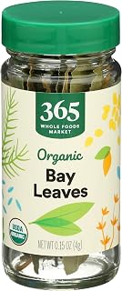 365 Whole Foods Market Organic Bay Leaves 0.15 oz - Premium Sustainable Spice for Soups Stews