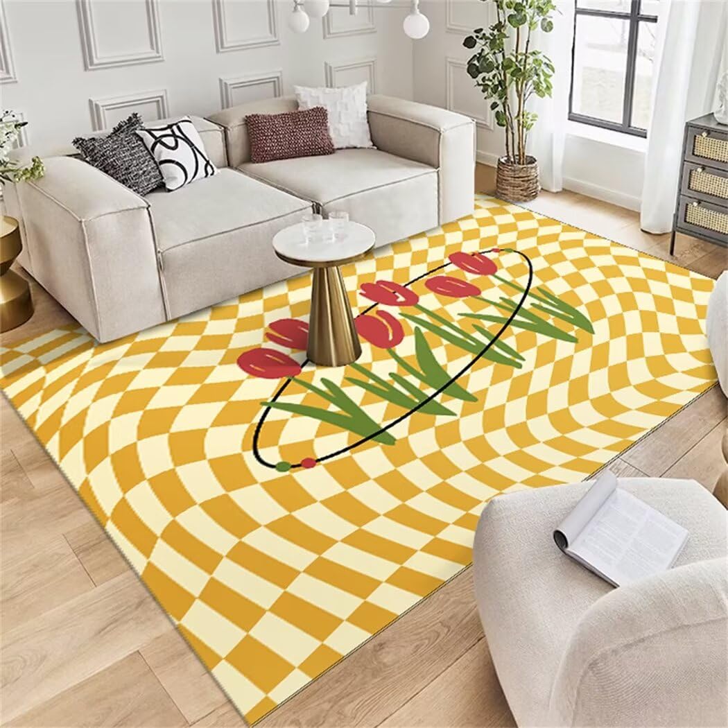 Tapis lavable en machine antidérapant et résistant aux taches 200x300cm