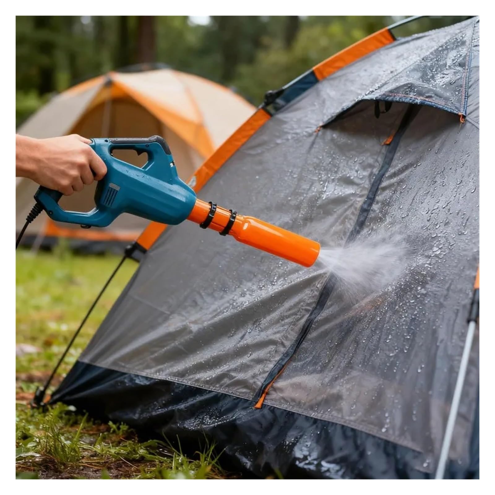 Soplador de hojas de alto flujo, accesorio universal de boquilla de 2 a 4 pulgadas para limpieza de patio más rápida