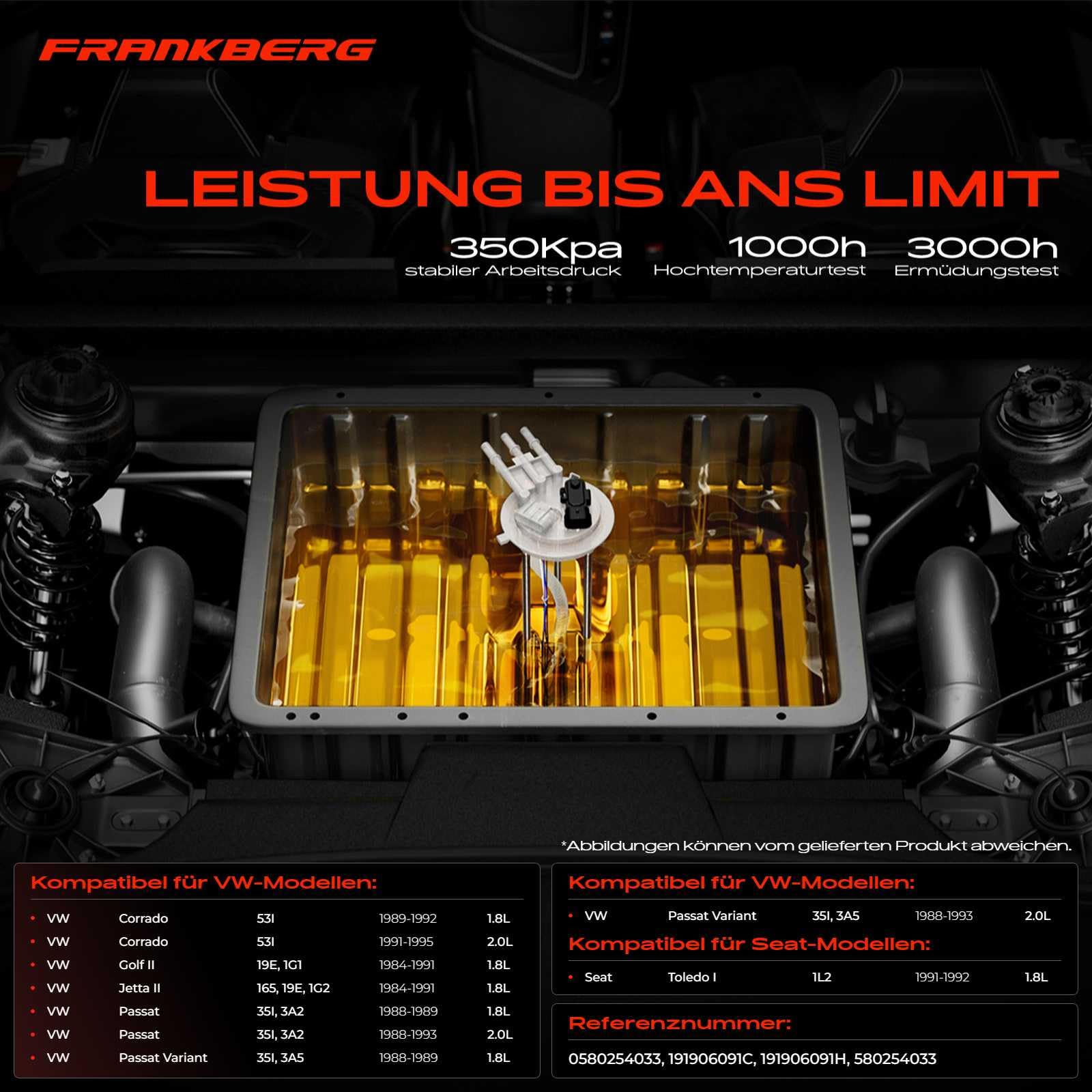 Slakerbe Kraftstoffpumpe - Kompatibel Mit Grand Cherokee 2011-2019 3.0 CRD