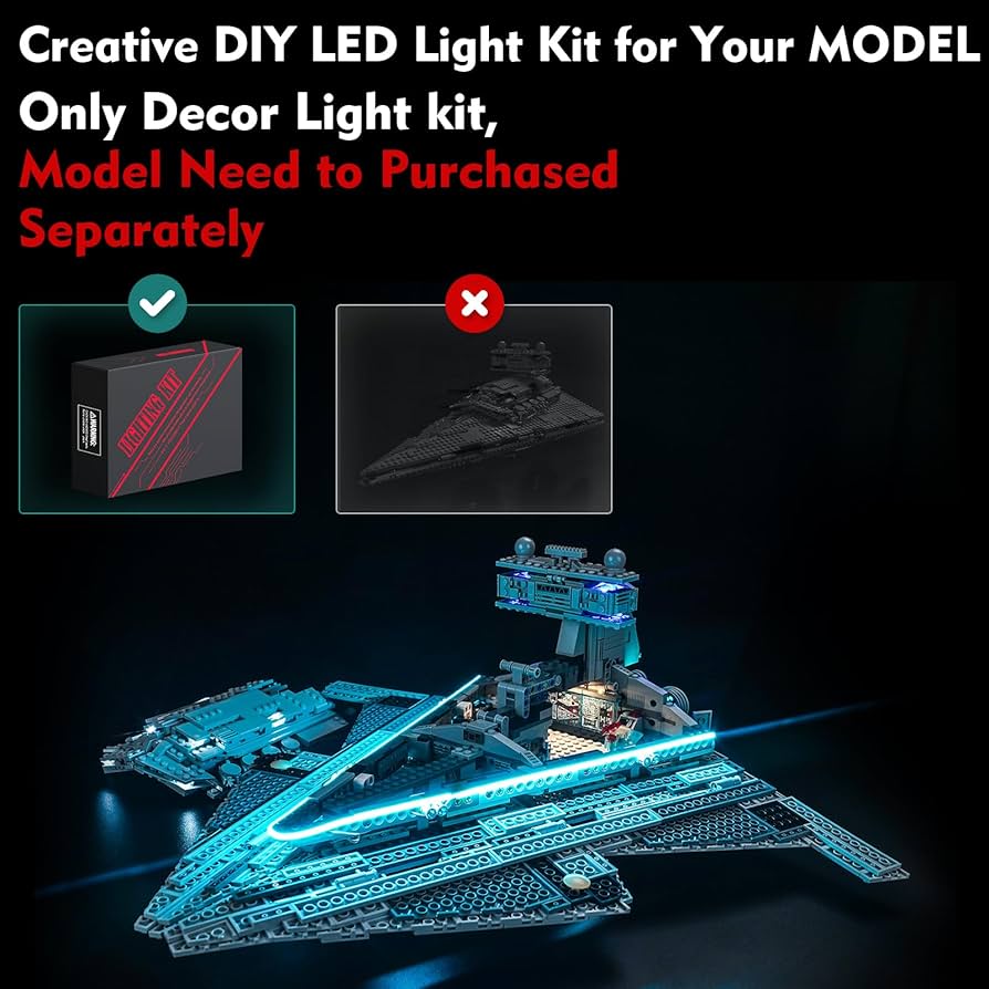 Amazon.co.jp: LocoLee LEDライトキット レゴ75394 インペリアル