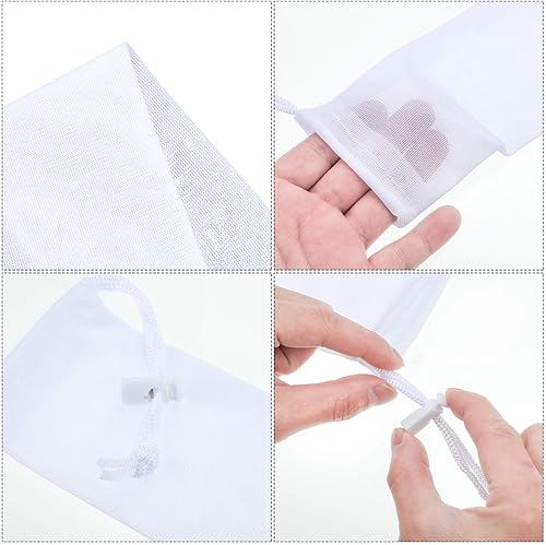 Miniatura 2 de Trampas de pelusa para lavadora, trampas de malla de nailon para el hogar, lavadora, sistemas de drenaje, filtro de mangueras de descarga, 9.4 x 3.1