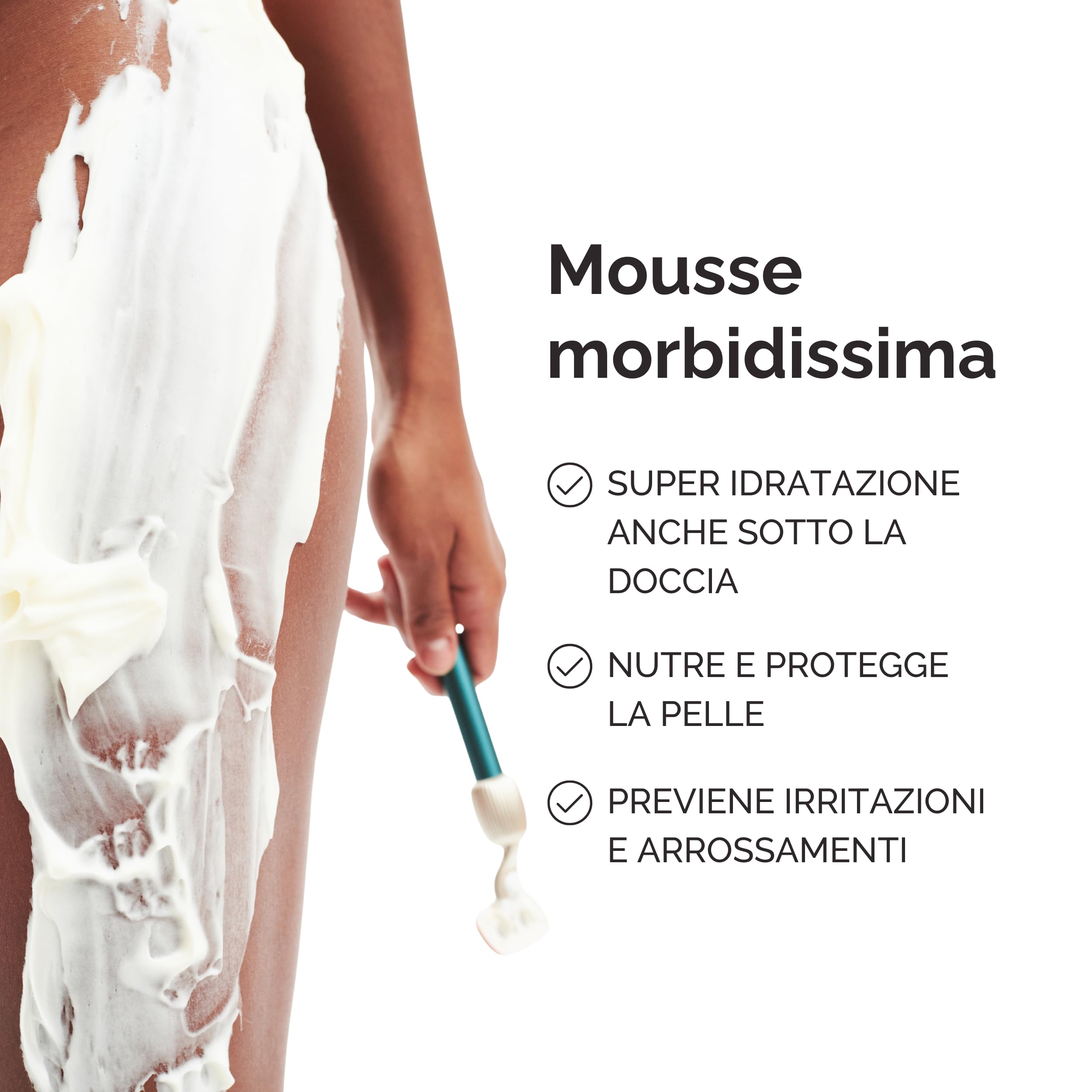 Fler Smooth Skin Set - Maquinilla de Afeitar para Mujer con Soporte y 2 Recambios, Maquinillas Unisex, Set con Mousse Depilatoria y Crema Corporal Calmante, Cuchilla con Aloe Vera (Lila, Crema 200 ml)