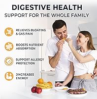Vista 3 de Probiótico prebiótico y posbiótico 4 en 1 para mujeres y hombres, suplemento completo de apoyo intestinal y digestivo, probióticos pre post