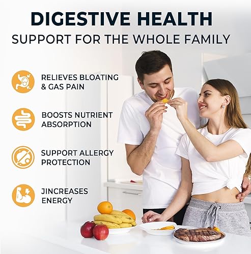 Miniatura 3 de Probiótico prebiótico y posbiótico 4 en 1 para mujeres y hombres, suplemento completo de apoyo intestinal y digestivo, probióticos pre post y