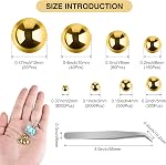 FEPITO 11070 Pcs Demi ronde perles 8 Tailles arrière plat Pearl La moitié Pearl Perles à dos plat Pearl Perles pour Artisans Chaussures d'Embellissement DIY Fabrication d'ongles de téléphone