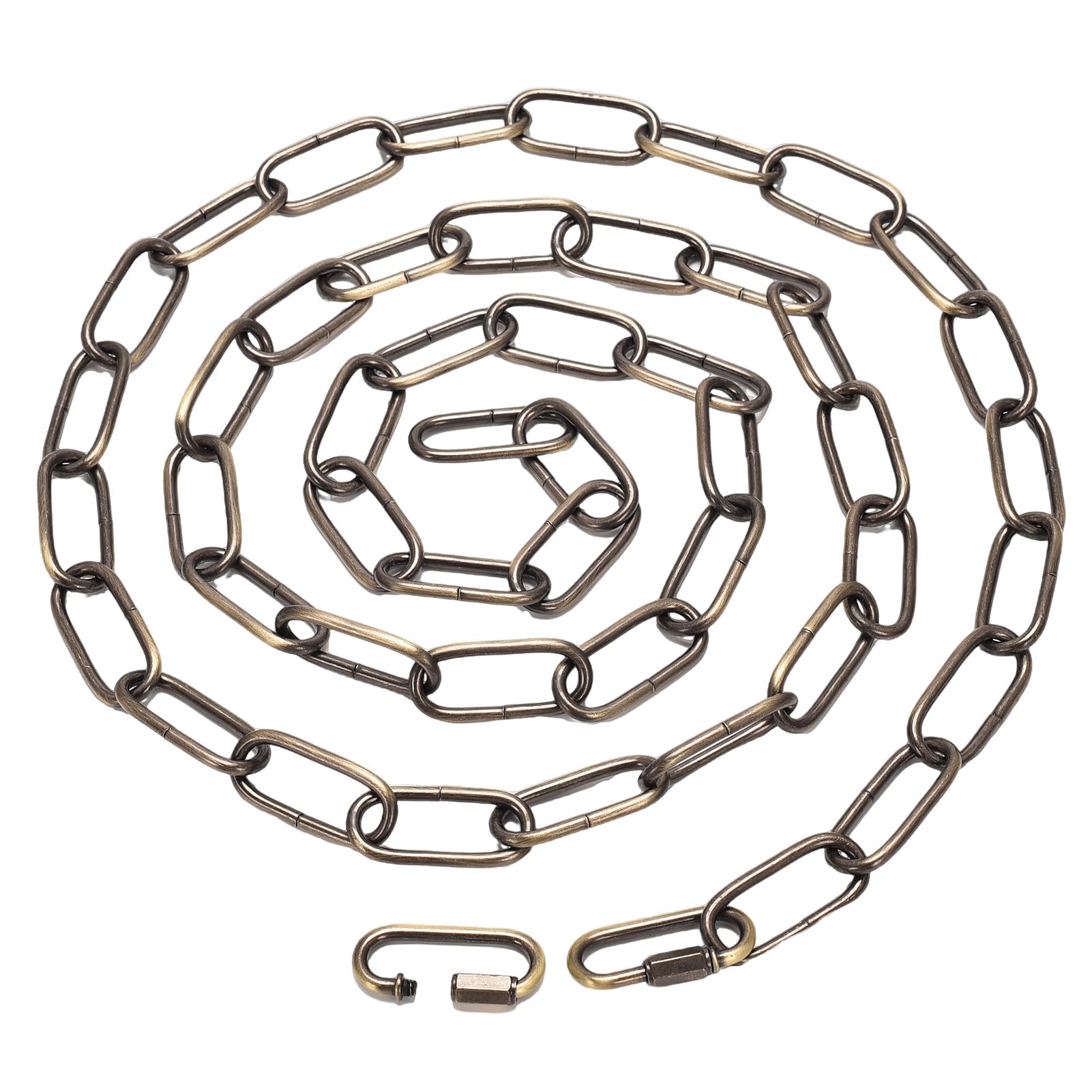 Chandelier Chain 6/10/15 Feet SANGLE SOPFFY Light Fixture Chain for Chandelier or Swag Light Fixtures,Lighting Chain Extension with Link Locks, Plant Hanging Chain(Black, 6 Feet) — Amazon image 14