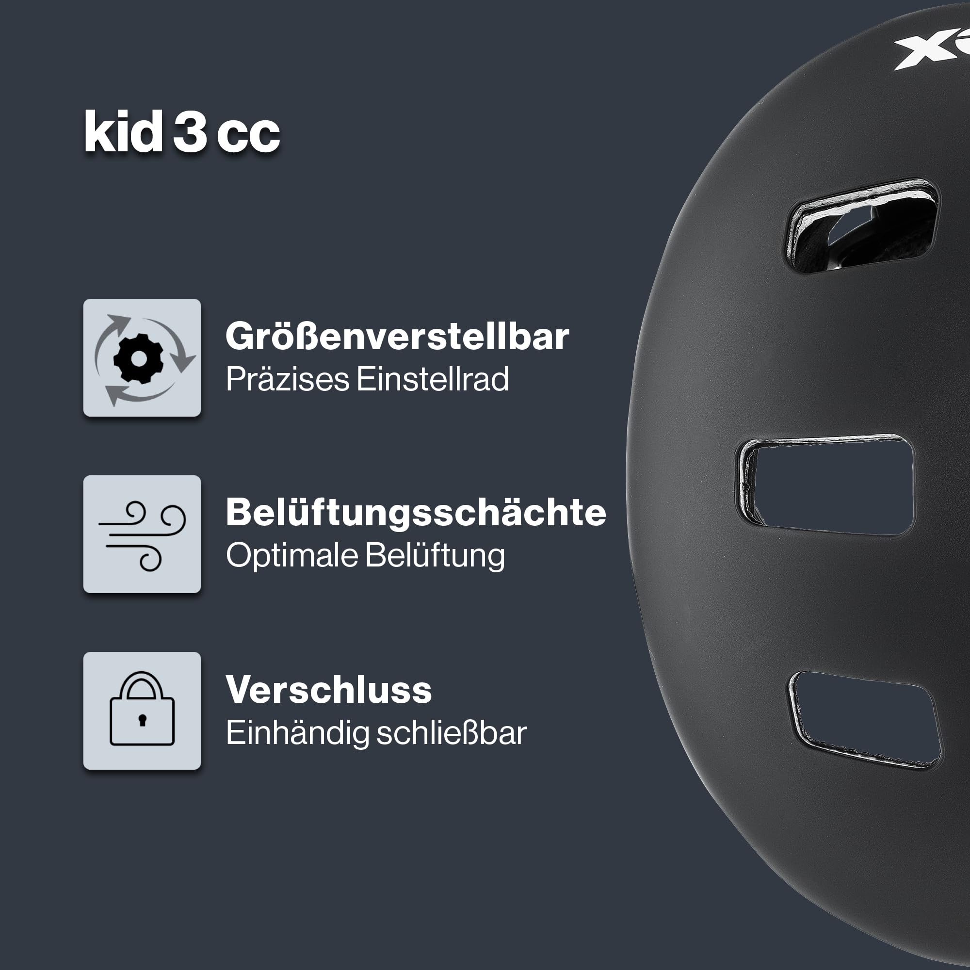  uvex Kid 3 cc - robuster Fahrradhelm für Kinder - individuelle Größenanpassung - optimierte Belüftung in use