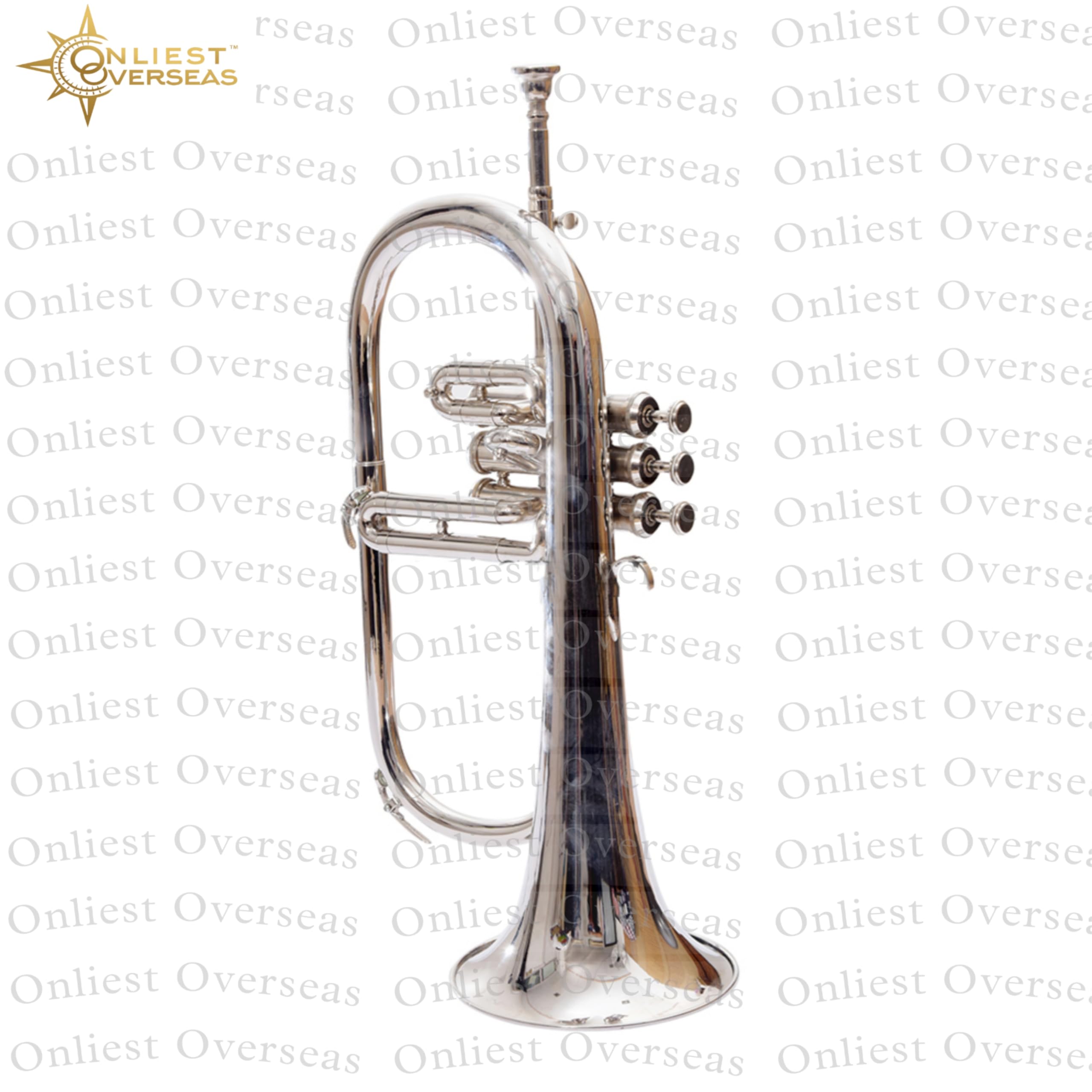 Flugel Horn 3 valvole in ottone strumento con tono caldo, valvole lisce, per musicisti e studenti.