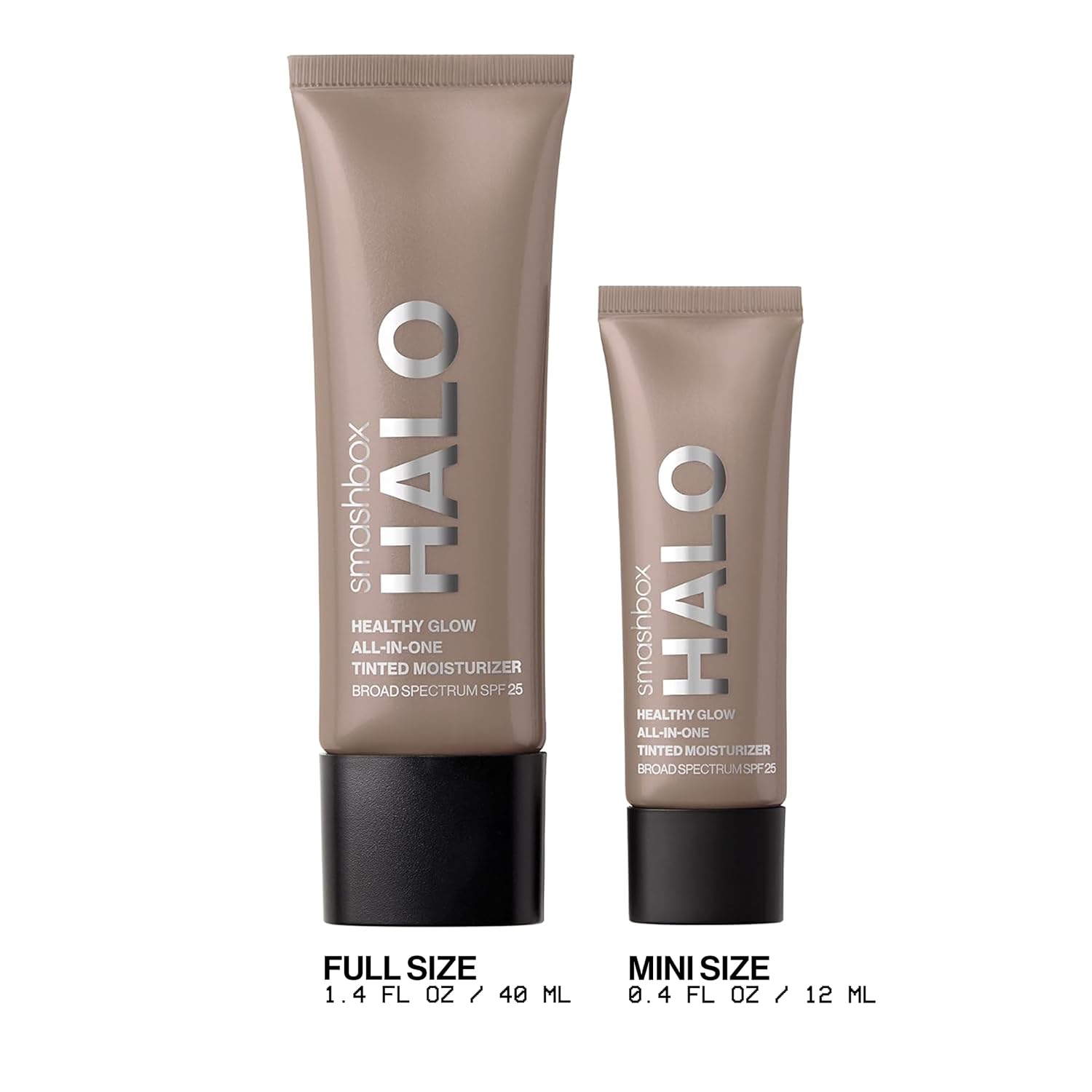 Smashbox Halo Healthy Glow Tinted Moisturizer with SPF 25 | 24-Hour Hydrating Buildable Coverage with a Natural Dewy Finish, Hyaluronic Acid & Niacinamide