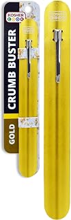 The Kosher Cook Gold Crumb Buster, Quick and Efficient Metal Crumb Remover, Dust of Tables and Countertops for Cleaning, Color Coded Kitchen Tools