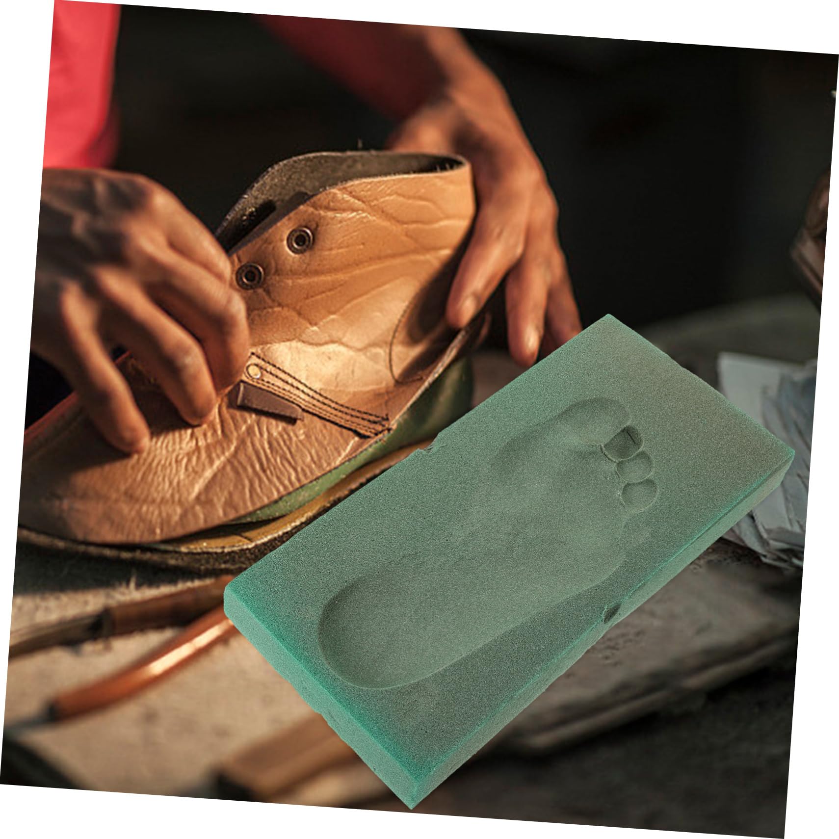 HAPINARY Foot Impression Foam Box 3D Footprint Casting Mold for Multi-use Foot Orthotic Mold Box