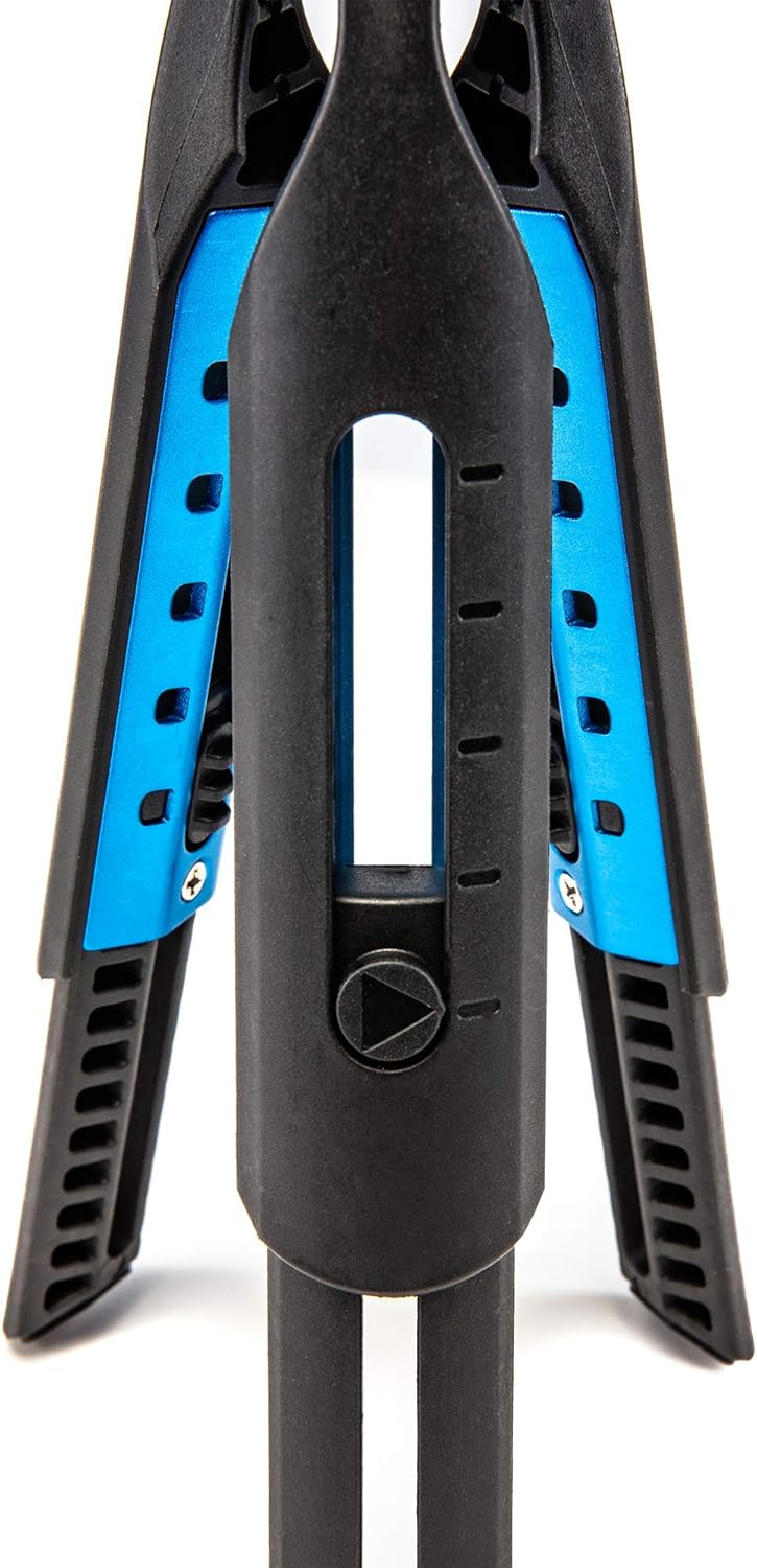 Ritz Gear Blue Anodized Aluminum/ABS Height-Adjustable Tabletop Tripod for Cell Phone and DSLR Camera Packet Size