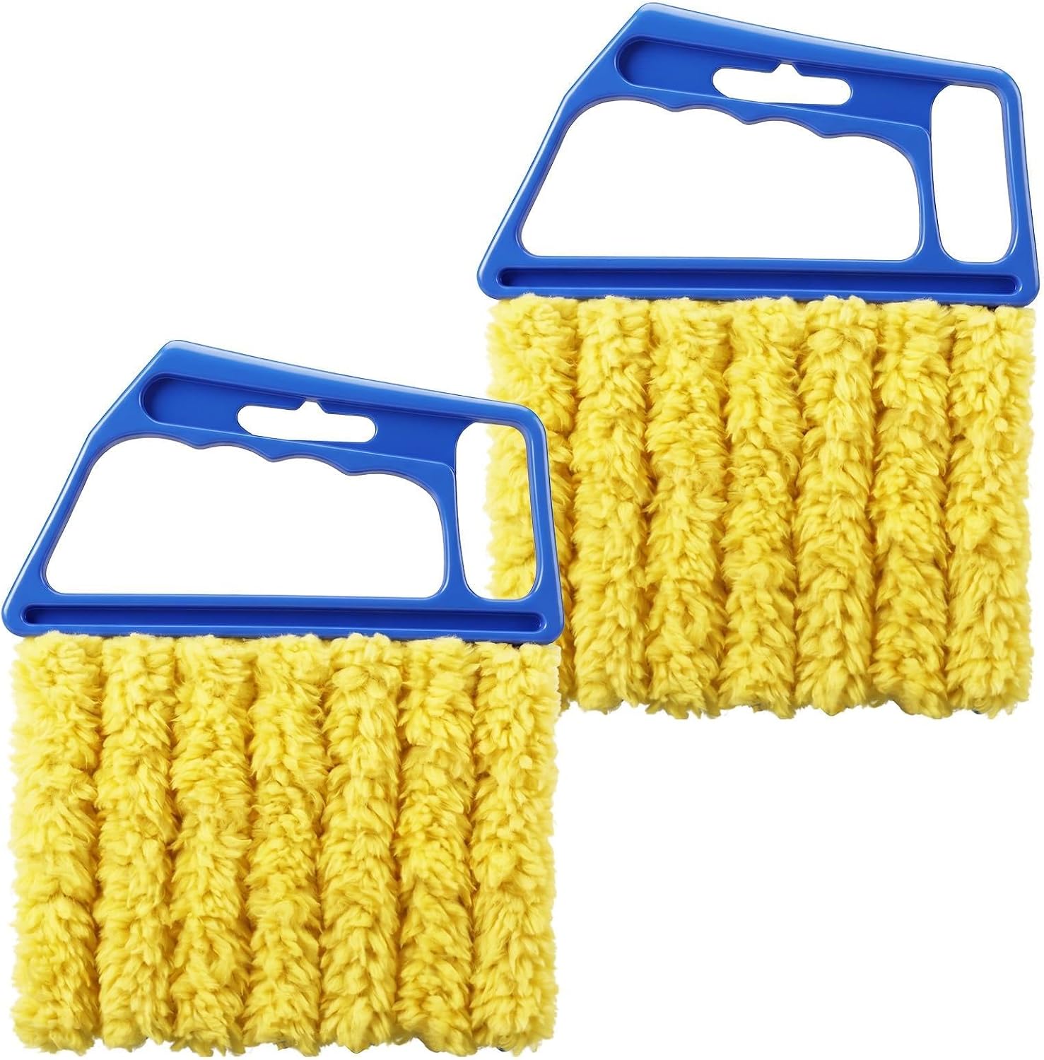 2 Pcs Blind Duster for Wood Blinds, 7 Finger Blind Cleaner