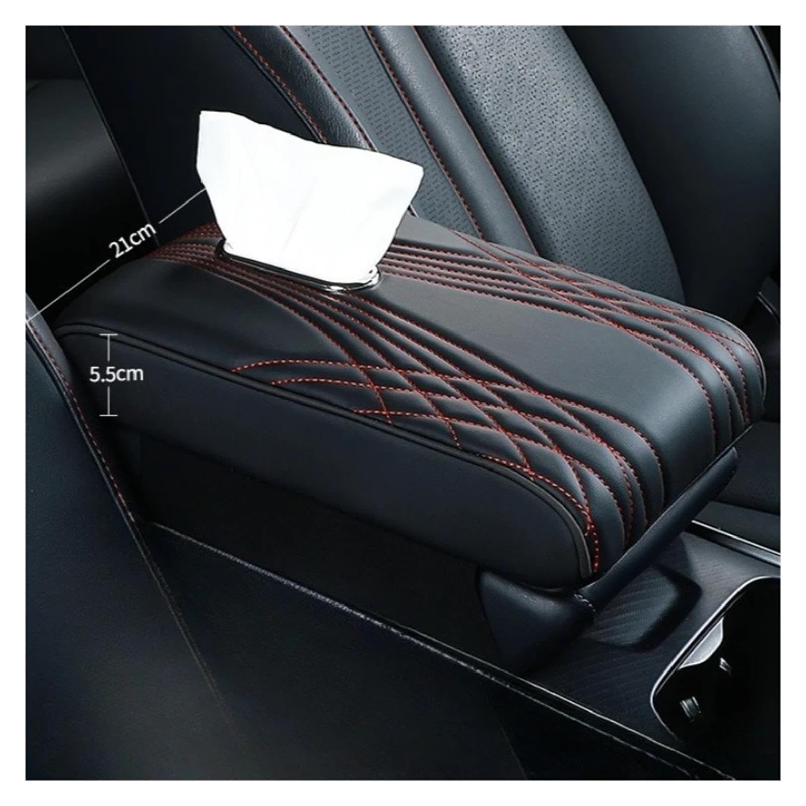 Accesorios Universales Organizador Cojín Apoyabrazos Consola Central Coche
