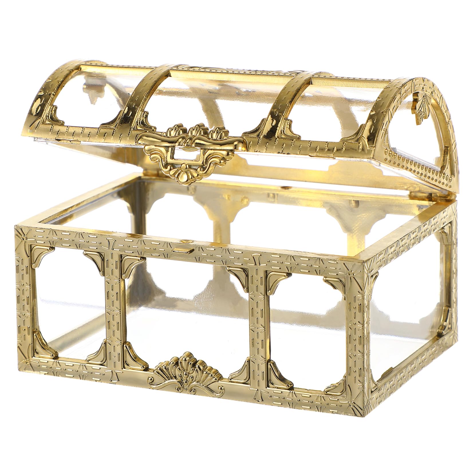 Coffre pirate transparent cristal : l'écrin parfait pour offrir vos bijoux et souvenirs