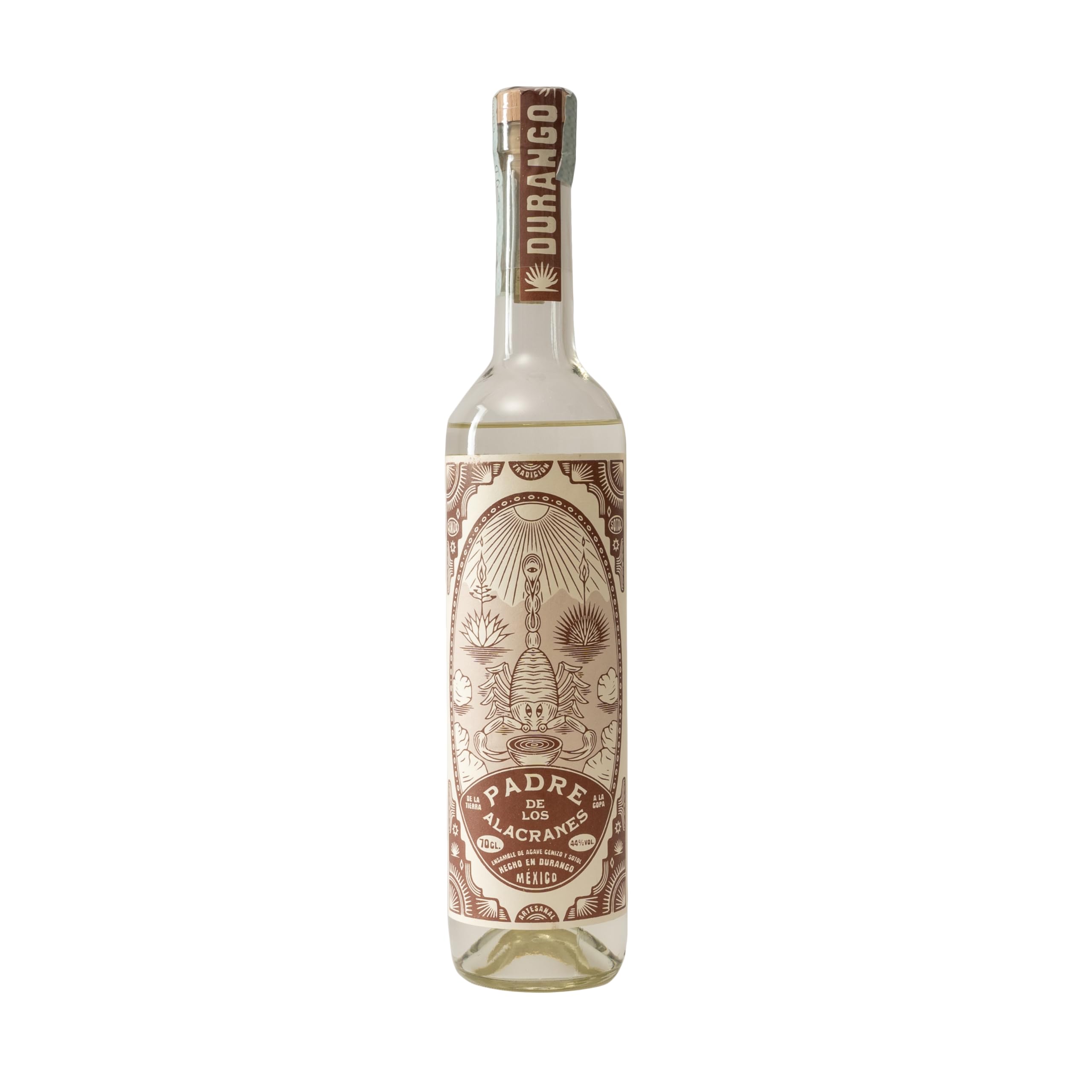 Padre de los Alacranes – Distillato Ensamble di Dasylirion e Agave Cenizo Selvatiche | Spirits Premium dalla Sierra di Durango | 0,7 l - 44% vol.