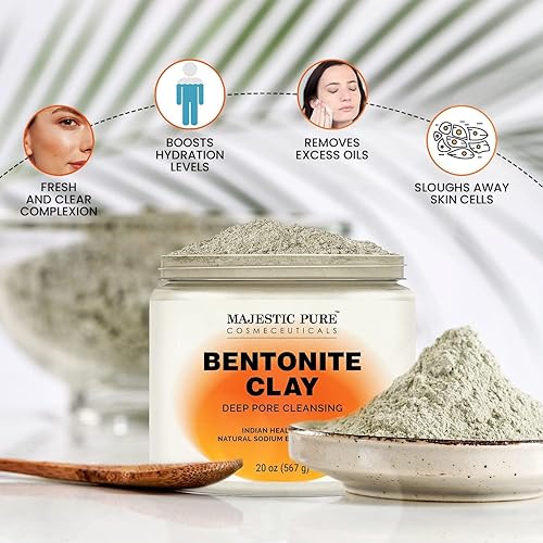 Miniatura 6 de Arcilla en polvo curativa india Majestic Pure 16 onzas