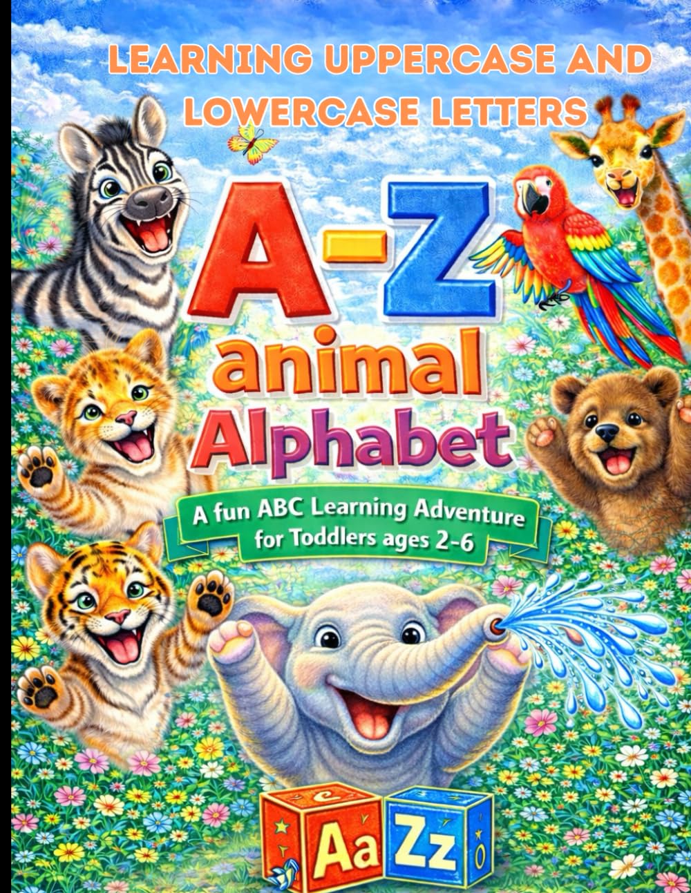 A-Z Animal Alphabet Learning Uppercase and Lowercase Letters: A fun ABC Learning Adventure for toddlers age 2-6
