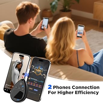 OUTXE Wireless Auto Clicker for iPhone, Bluetooth Phone Screen Tapper